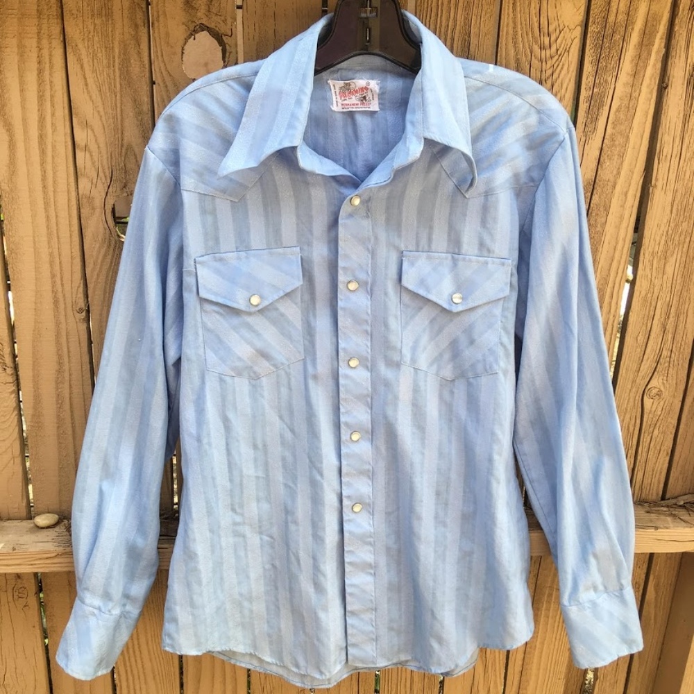 FINAL PRICE! Vtg Wstrn Shirt Pearl Snap M